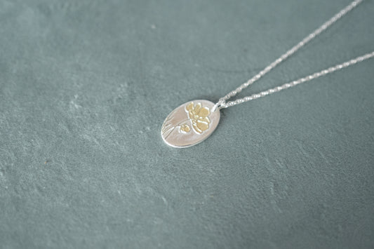 OCTOBER | Cosmos Birth flower Pendant