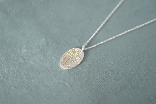 SEPTEMBER | Morning Glory Birth flower Pendant